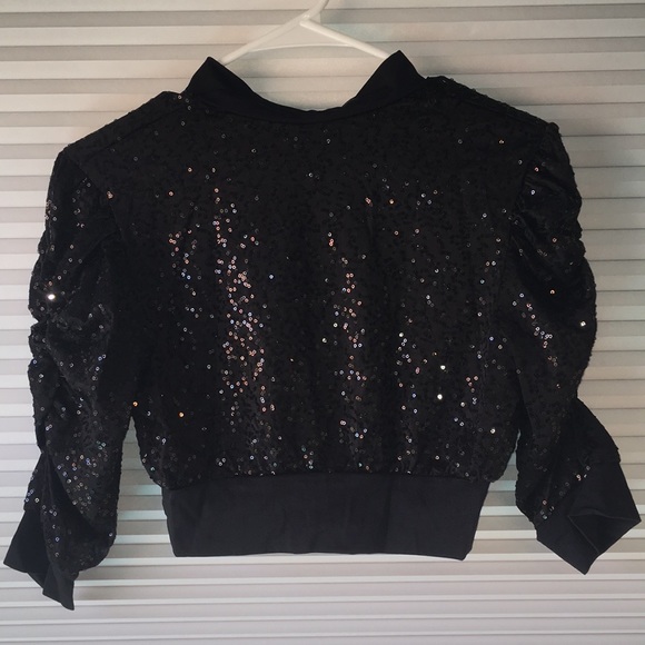 Weissman Dance Cropped Sequin Jacket - Picture 3 of 7